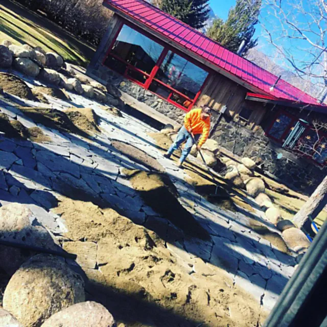 Landscaping work by Grass Reaper near Yerington, Nevada