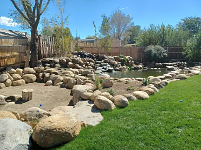 Landscaping work by Grass Reaper near Reno, Nevada
