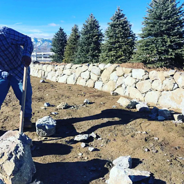 Landscaping work by Grass Reaper near Genoa, Nevada